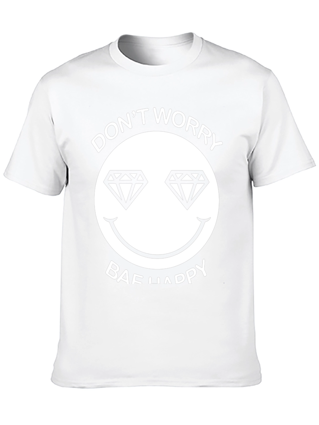 Dont Worry Bae Happy Graphic Tee