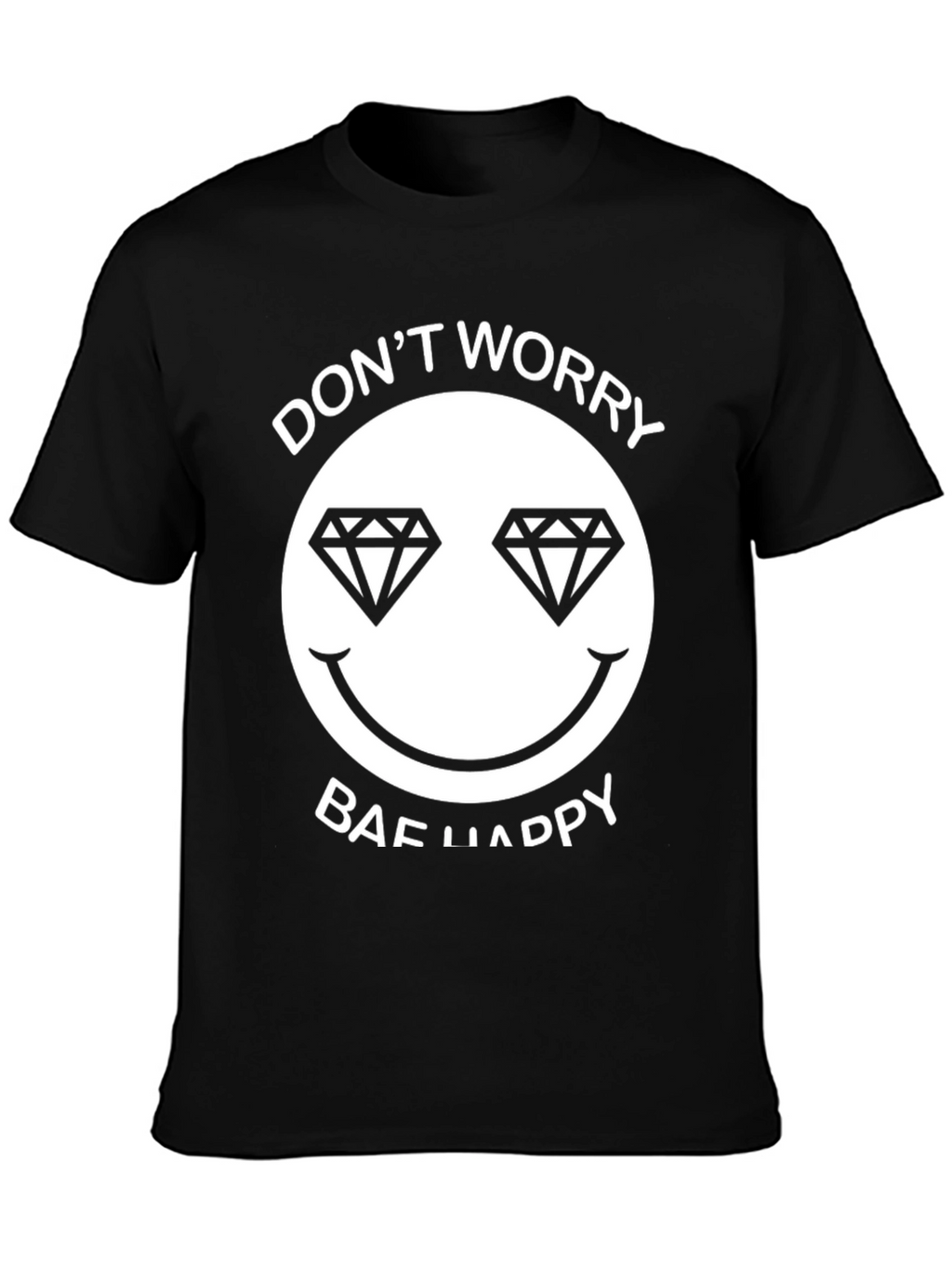Dont Worry Bae Happy Graphic Tee