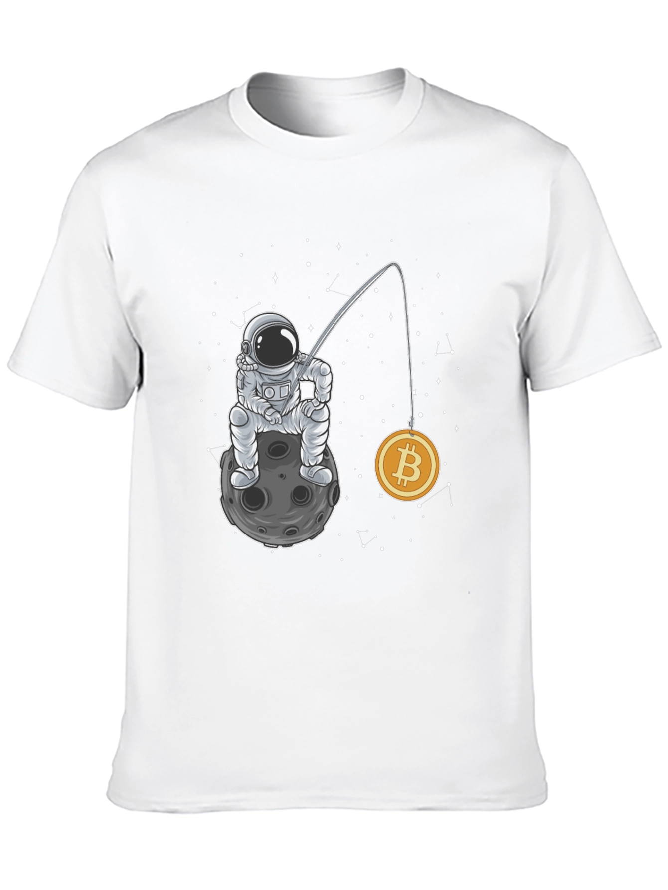 Bitcoin Astronaut Graphic T-Shirt - Black