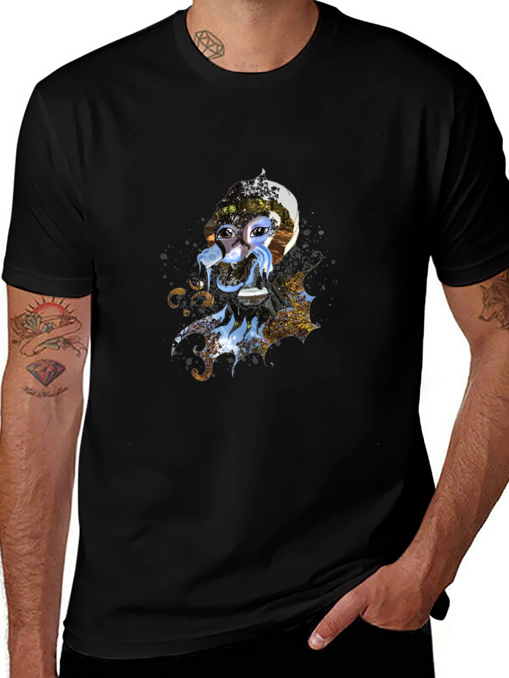 Abstract Art T-Shirt - Unique Graphic Tee