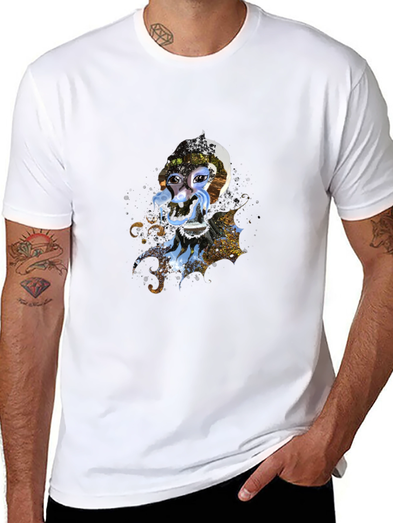 Abstract Art T-Shirt - Unique Graphic Tee