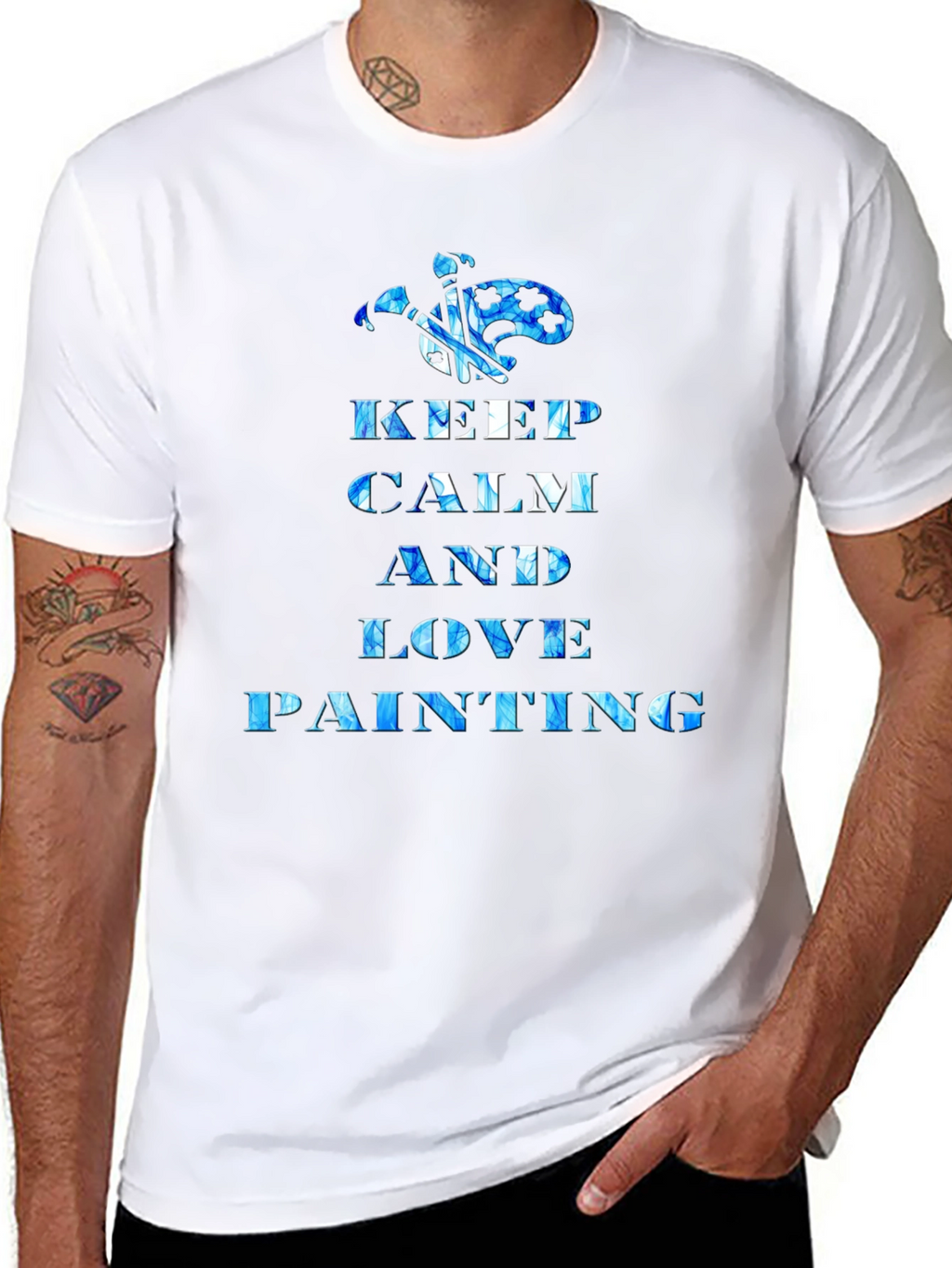 Keep Calm and Love Painting T-Shirt
