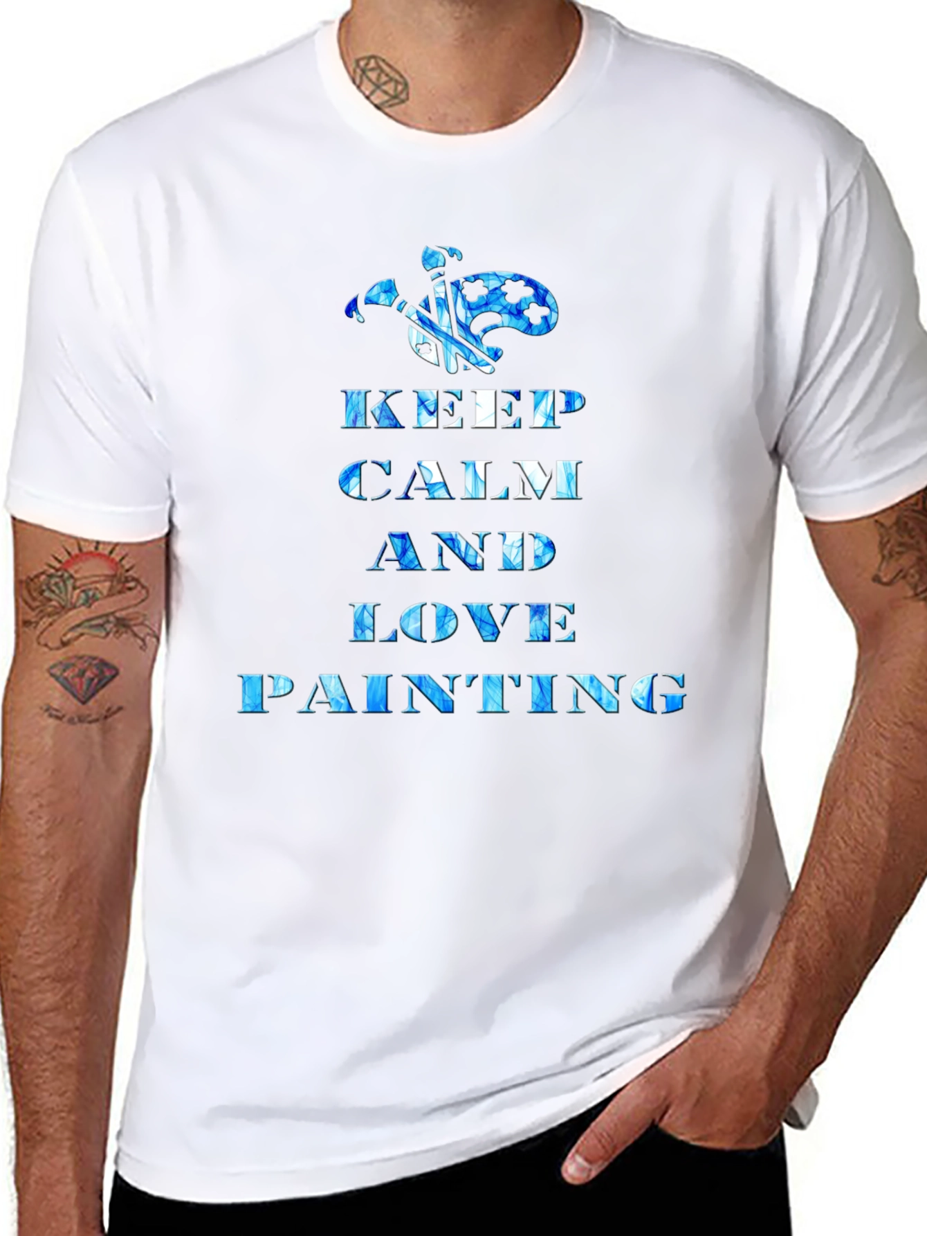 Keep Calm and Love Painting T-Shirt