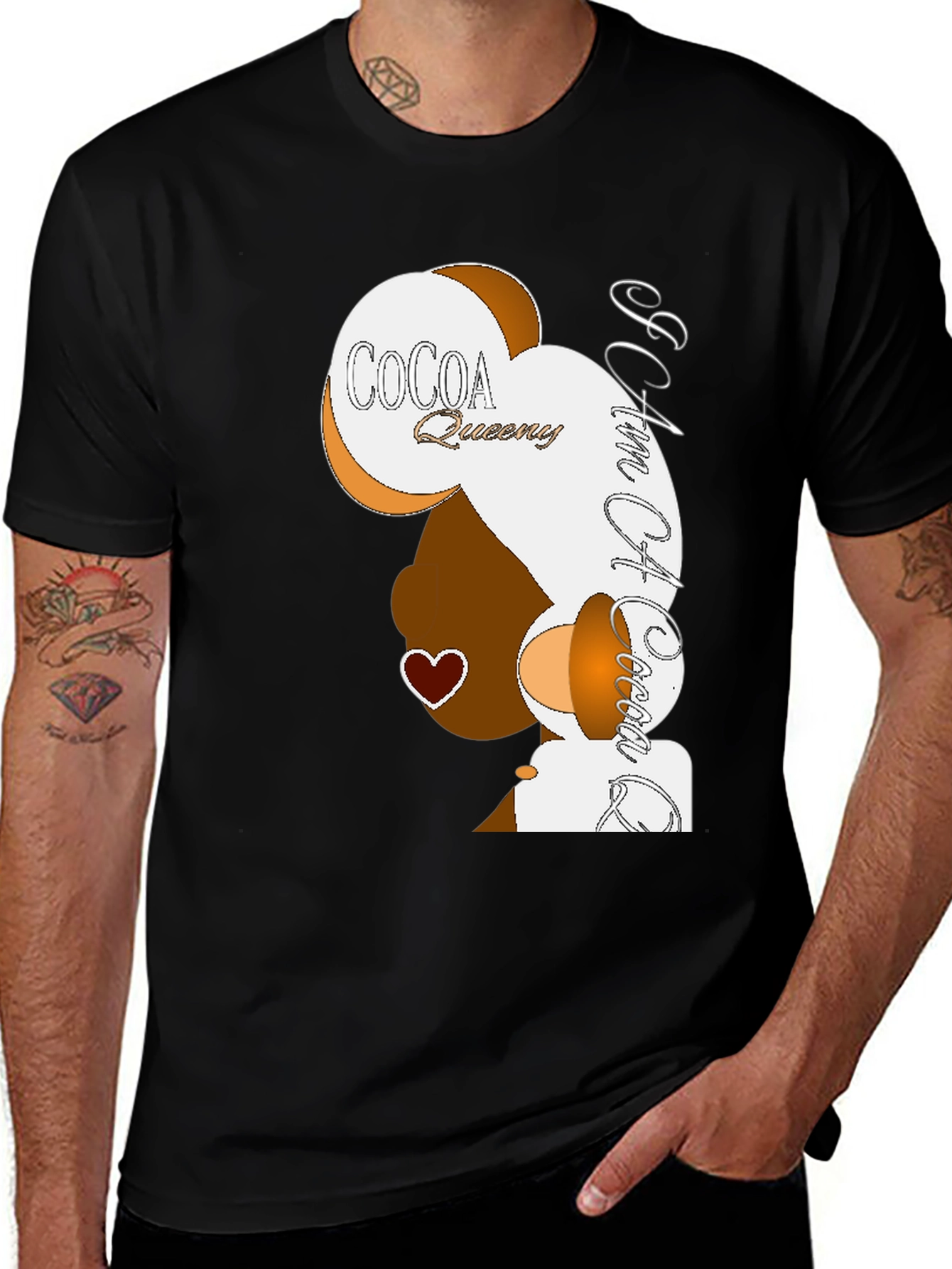 Cocoa Queen T-Shirt - Black Graphic Tee