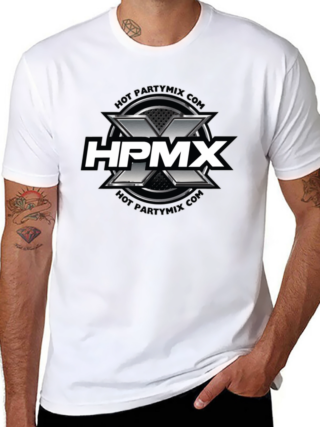 HPMX Hot Party Mix Black Graphic Tee