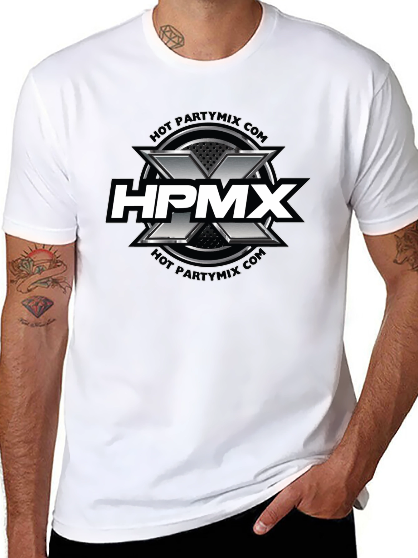HPMX Hot Party Mix Black Graphic Tee