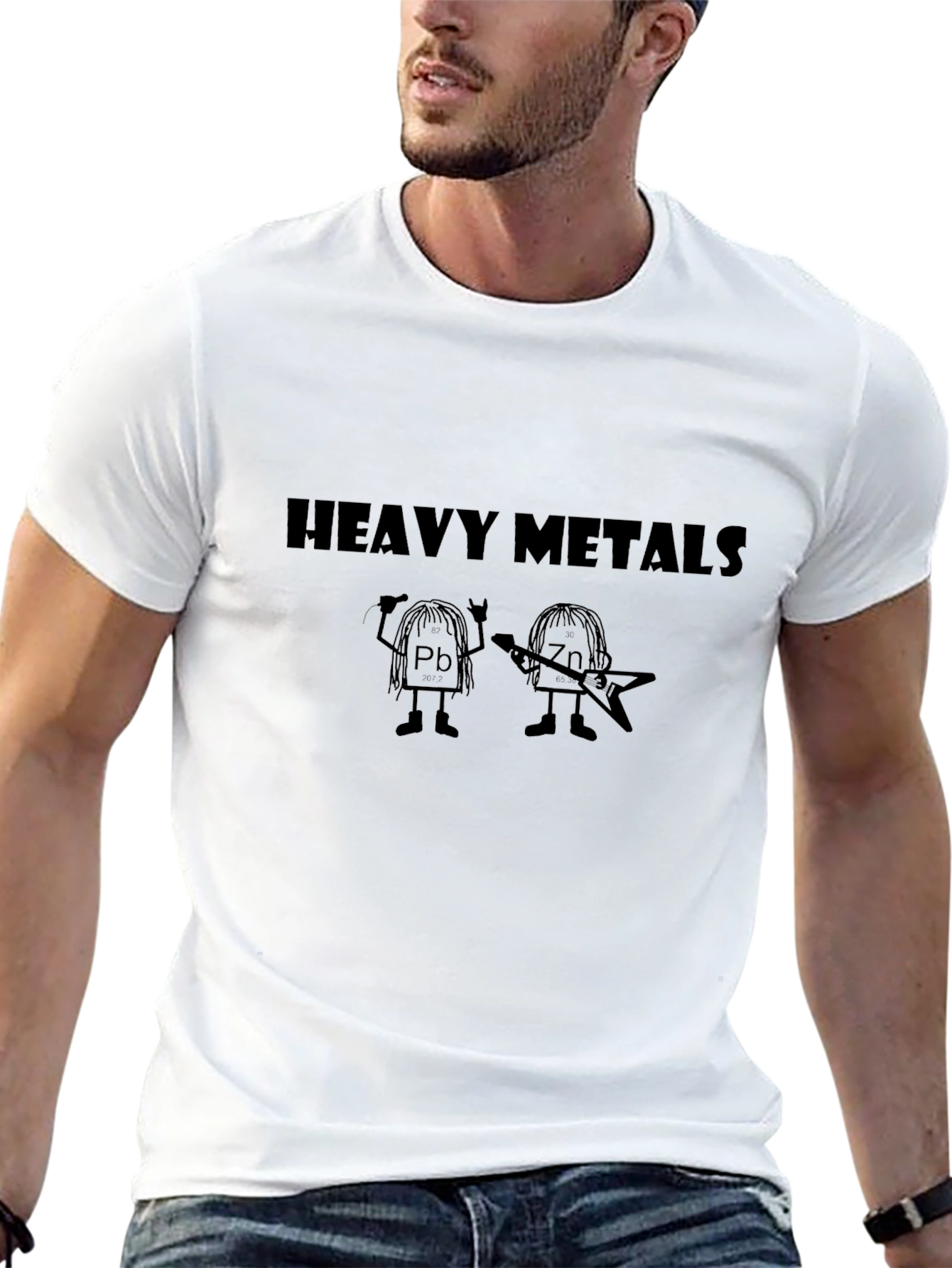 Heavy Metals Graphic T-Shirt - Music & Science Tee