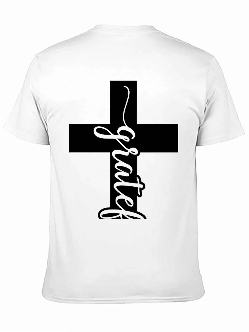 Grateful Cross Graphic T-Shirt - Unisex Casual Tee