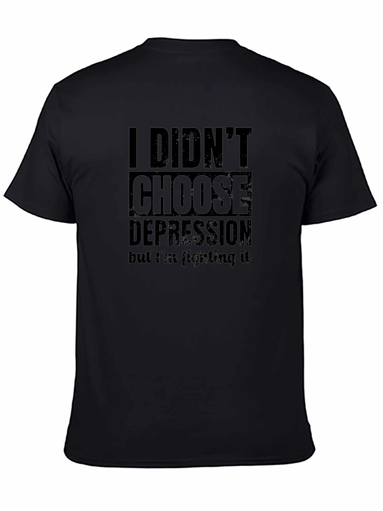Depression Awareness Graphic Tee - Black