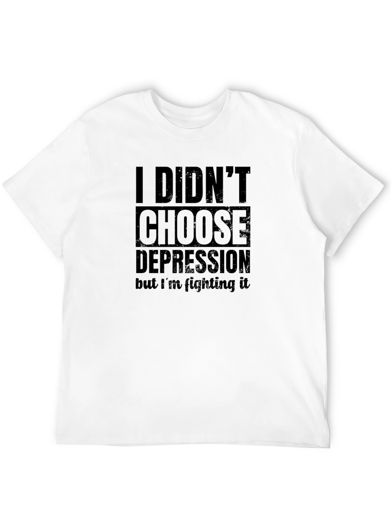 Depression Awareness Graphic Tee - Black