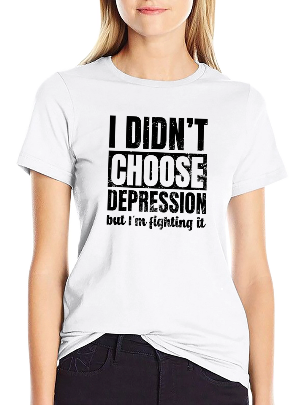 Depression Awareness Graphic Tee - Black
