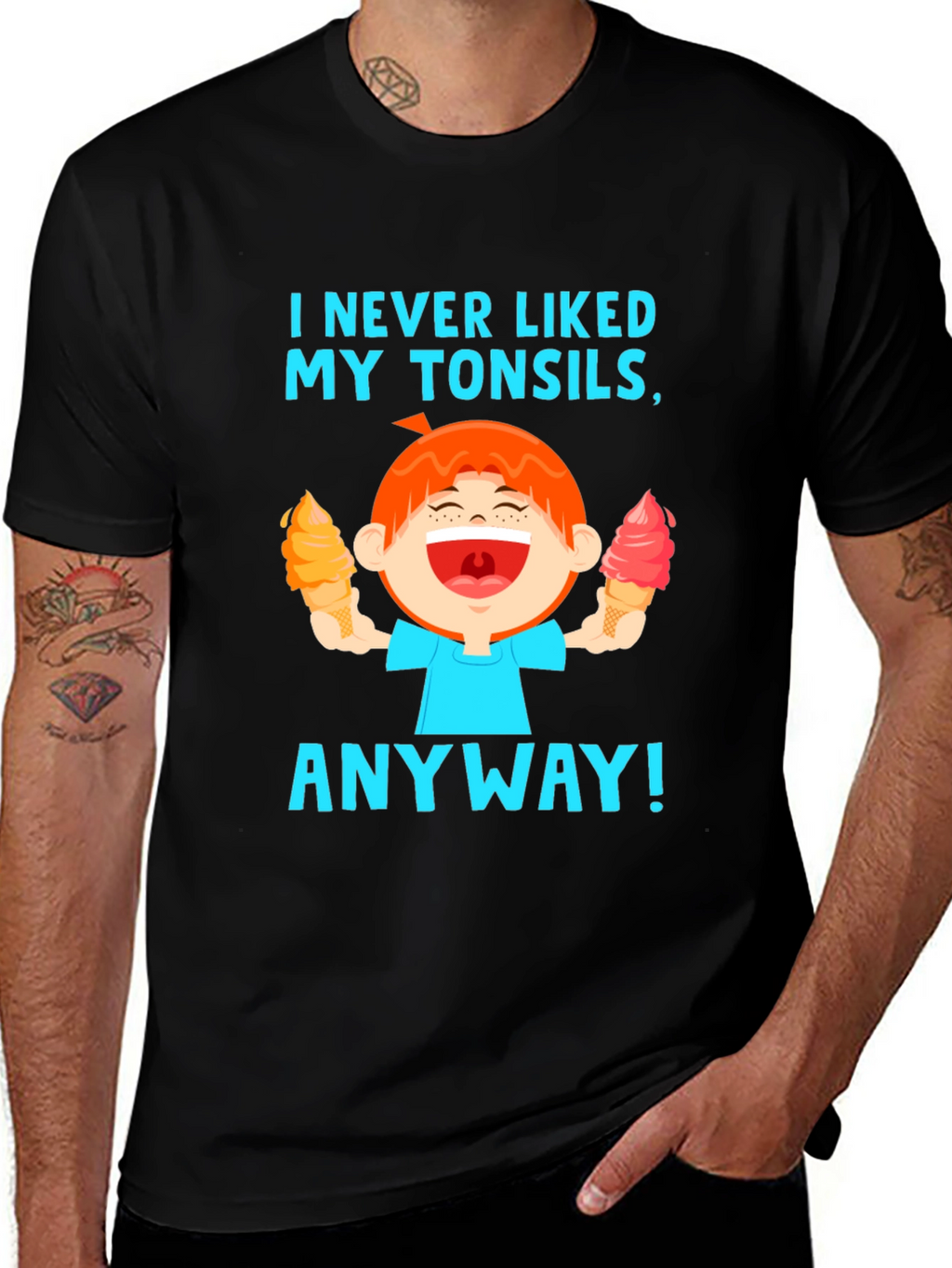 Funny Tonsil Removal Ice Cream T-Shirt