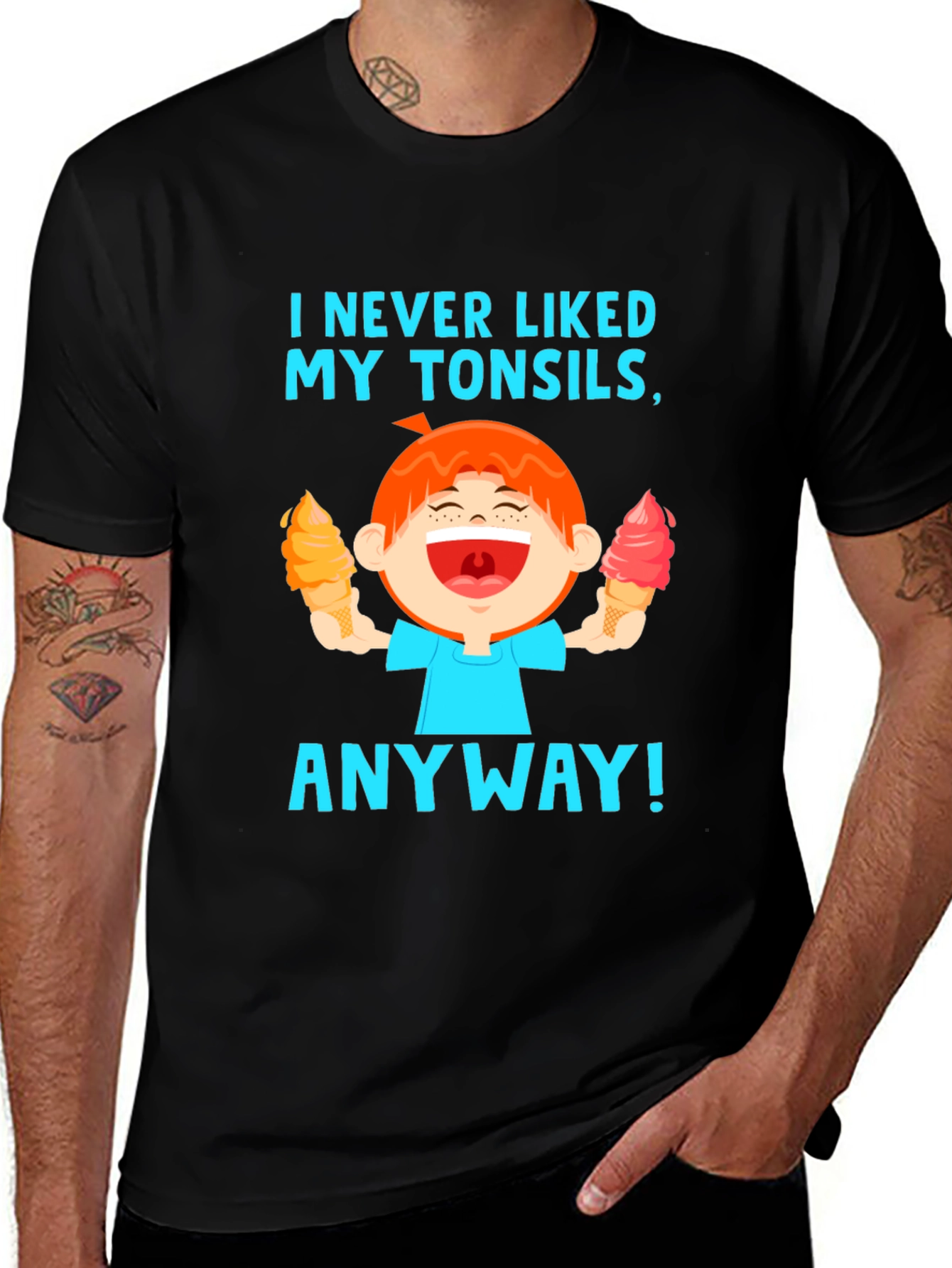 Funny Tonsil Removal Ice Cream T-Shirt