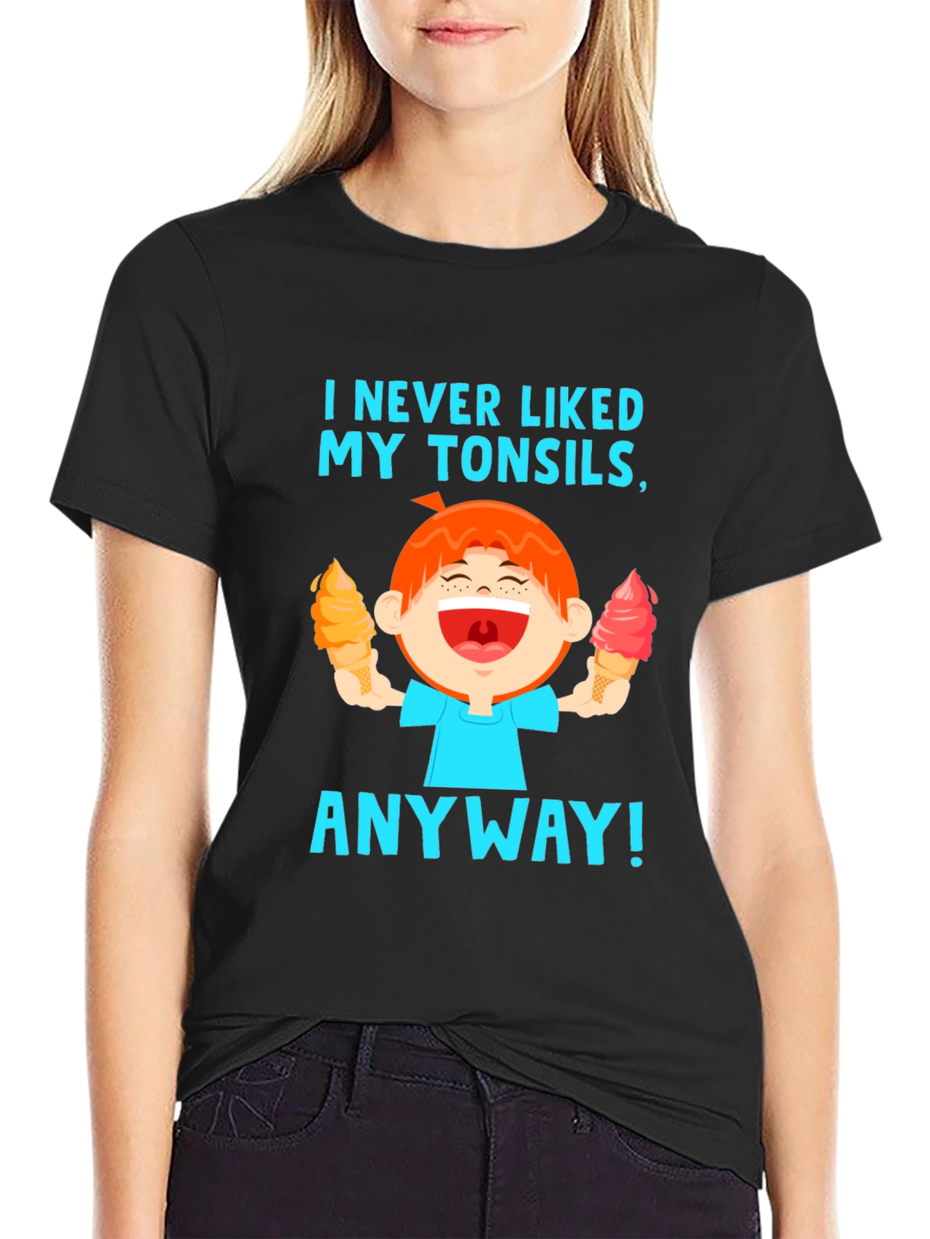 Funny Tonsil Removal Ice Cream T-Shirt