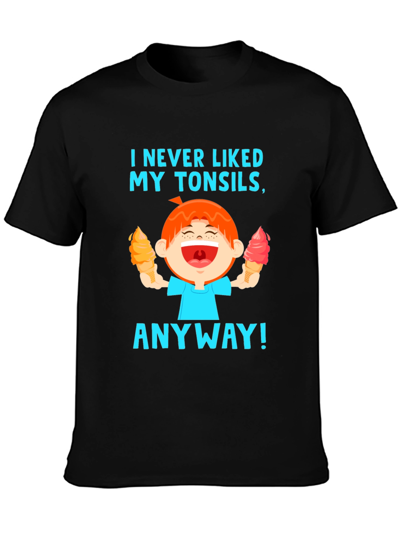 Funny Tonsil Removal Ice Cream T-Shirt