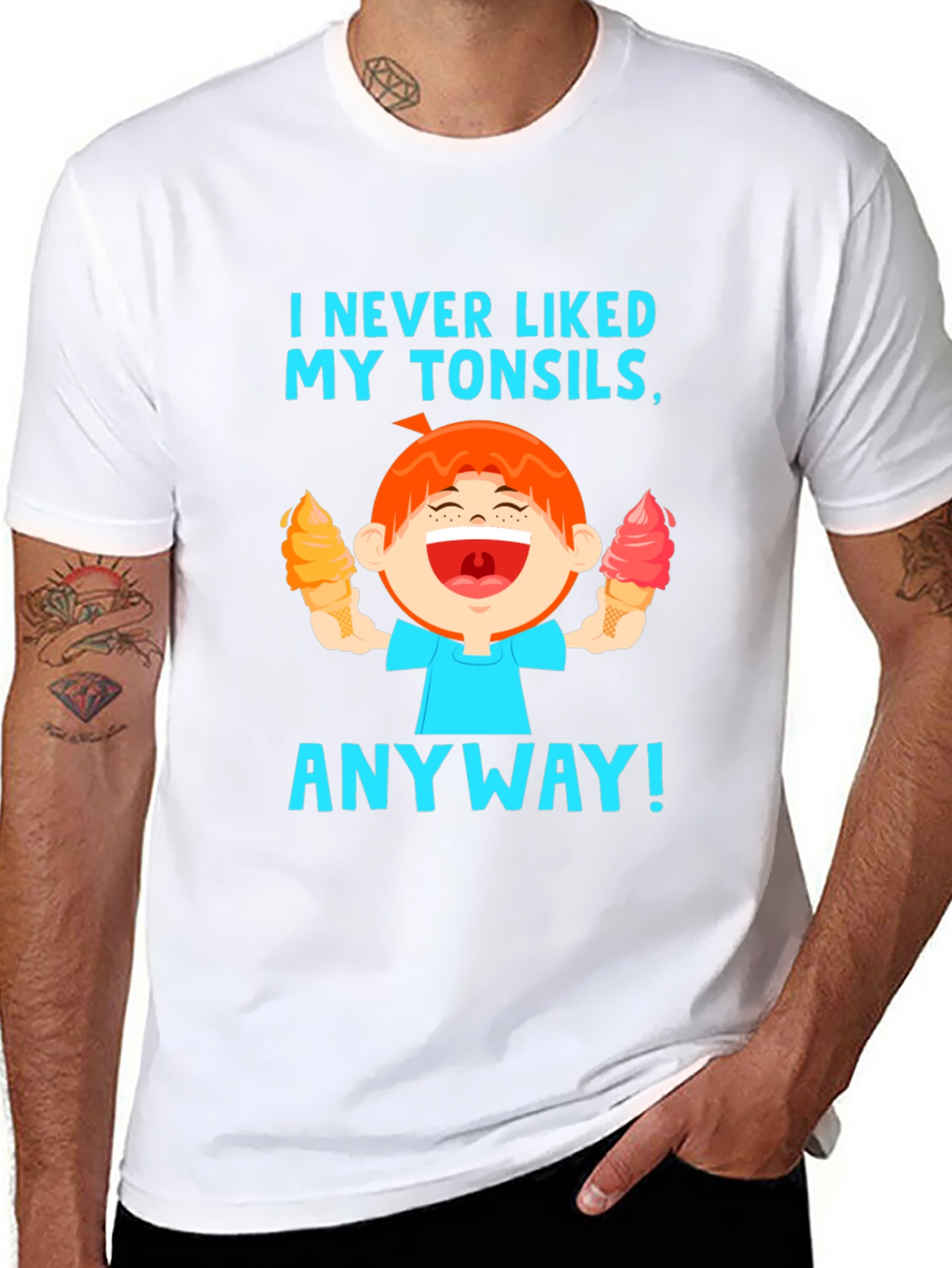 Funny Tonsil Removal Ice Cream T-Shirt