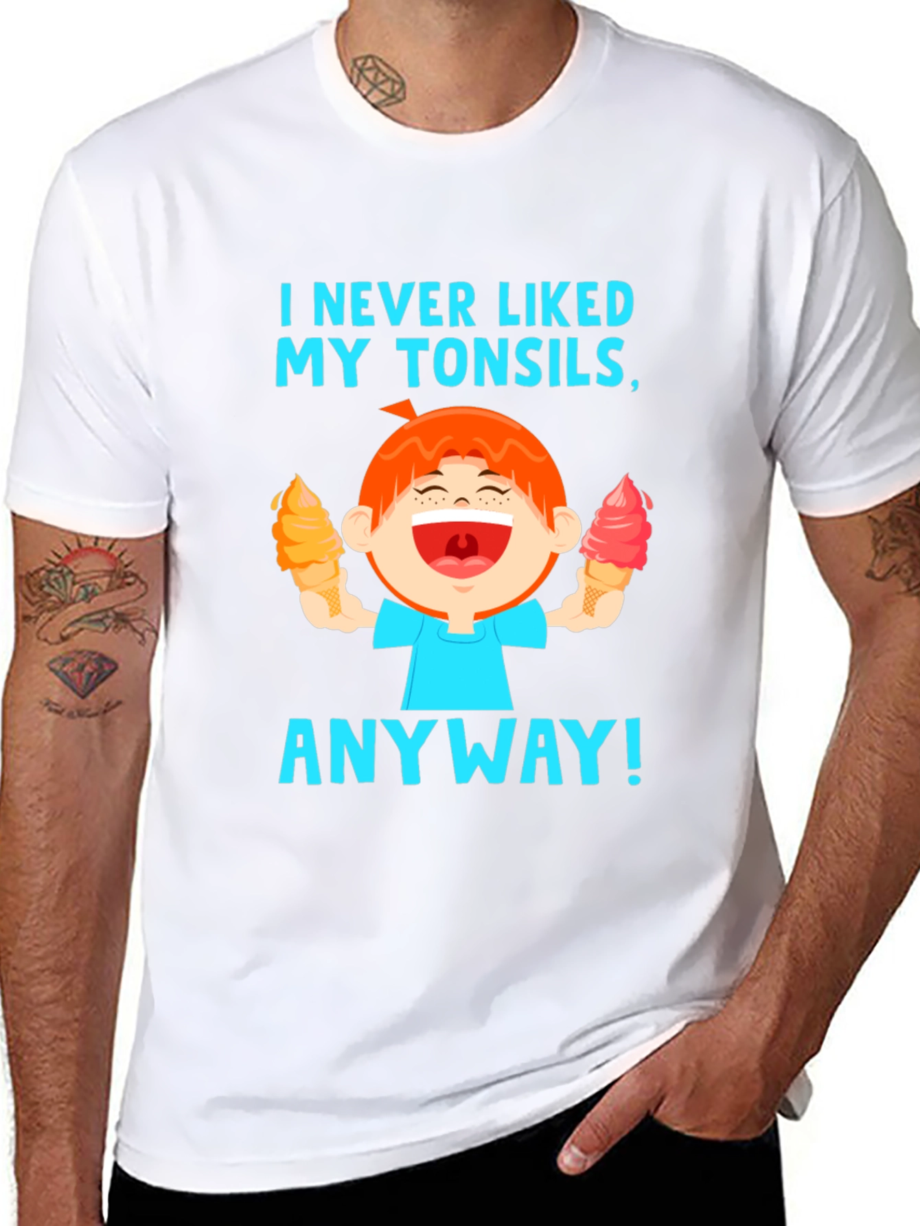 Funny Tonsil Removal Ice Cream T-Shirt