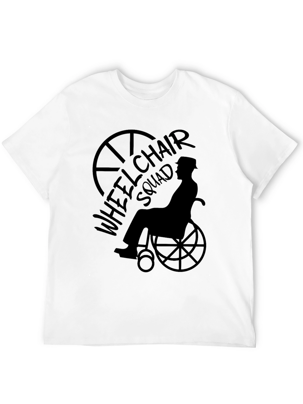 Wheelchair Squad Graphic Tee - Black