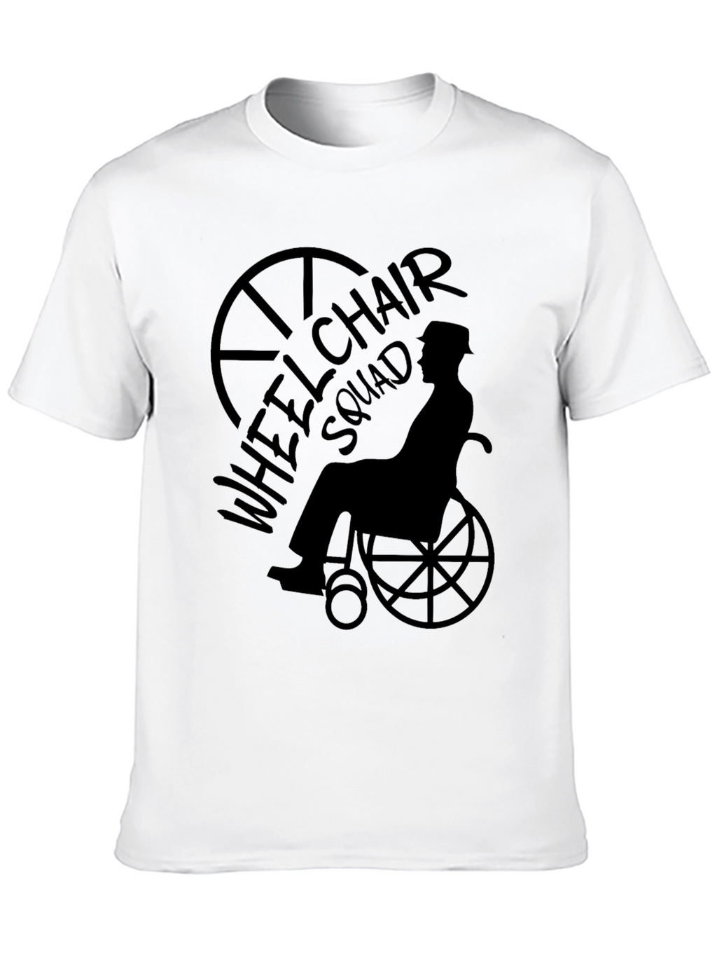 Wheelchair Squad Graphic Tee - Black