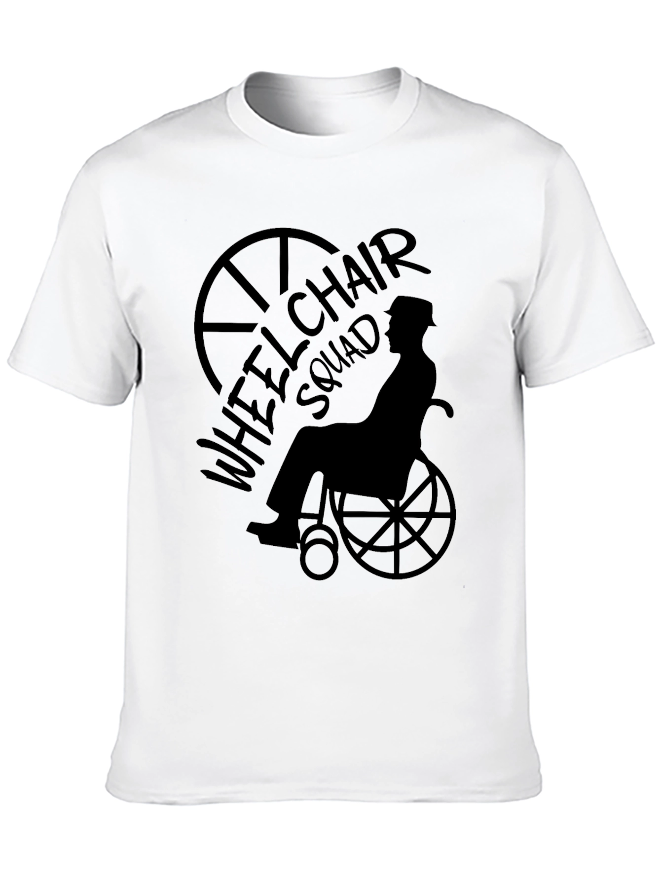 Wheelchair Squad Graphic Tee - Black