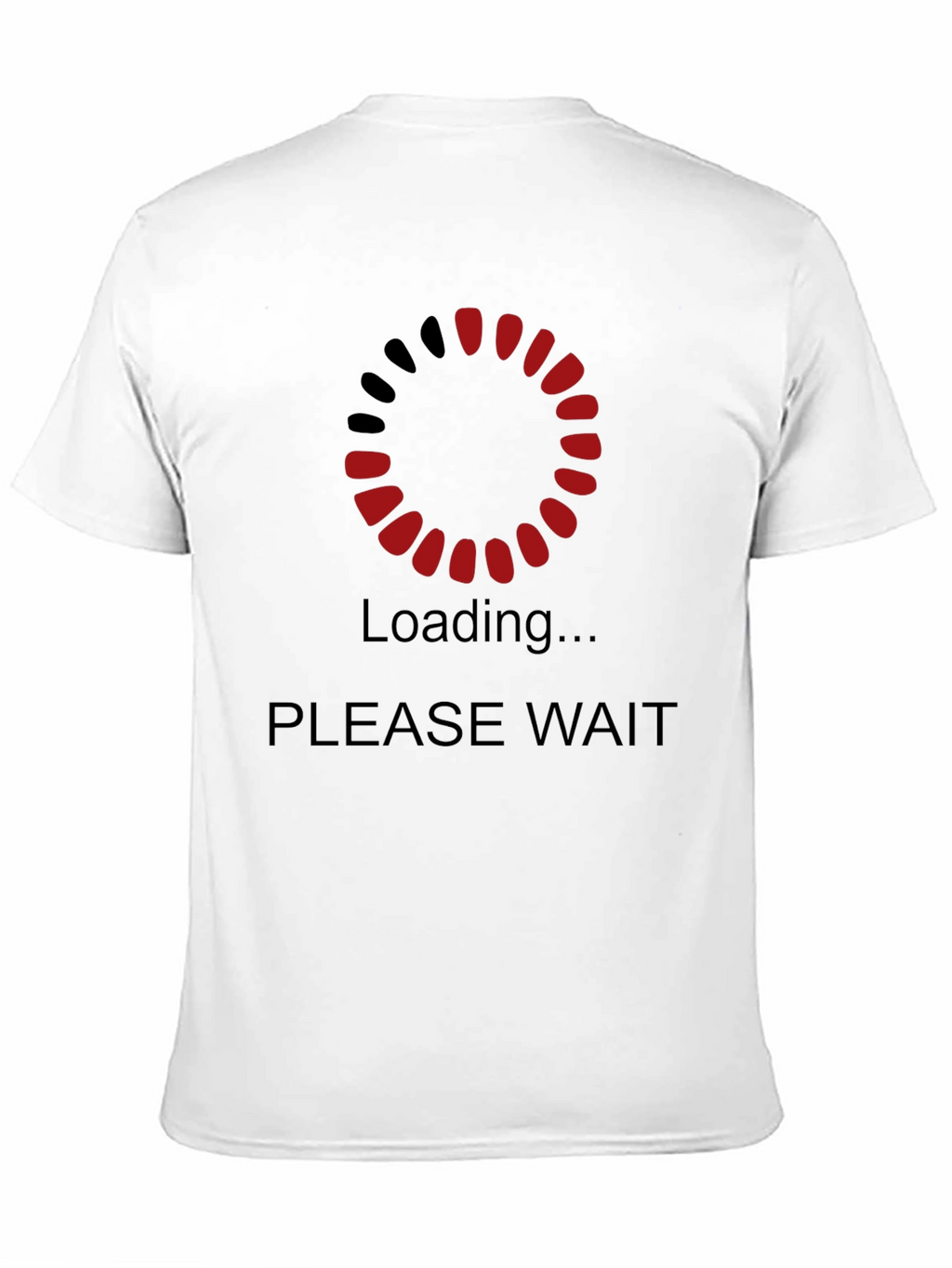 Loading Please Wait Graphic Black T-Shirt