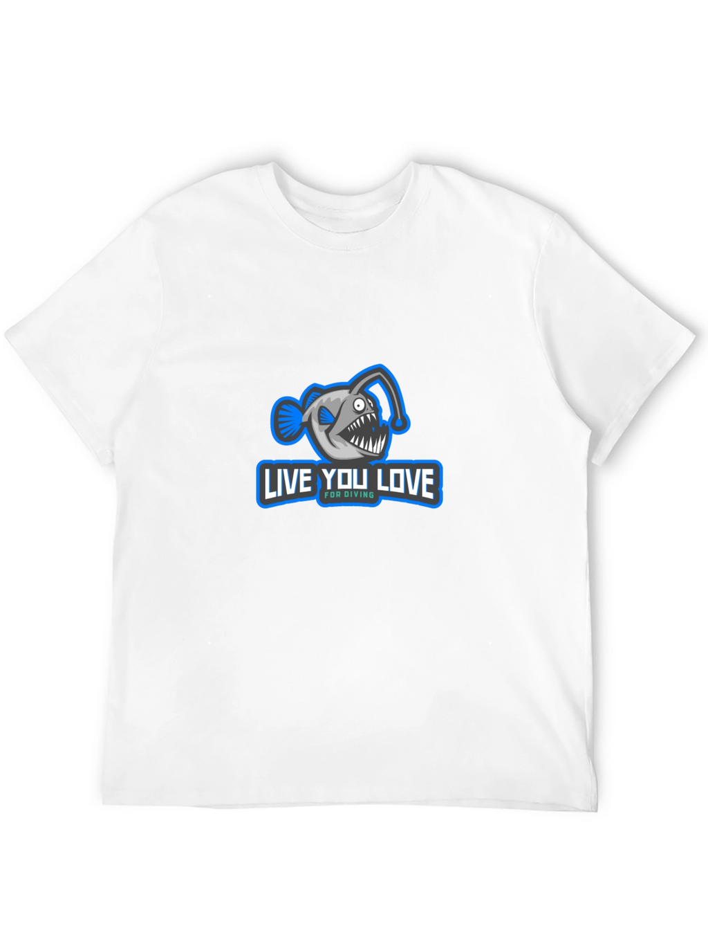 Live You Love Anglerfish Diving T-Shirt