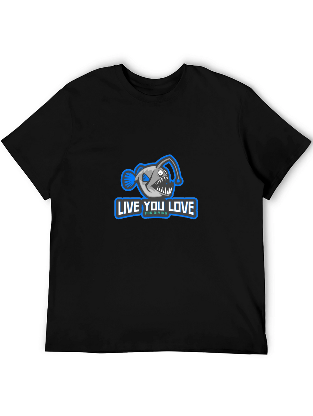 Live You Love Anglerfish Diving T-Shirt