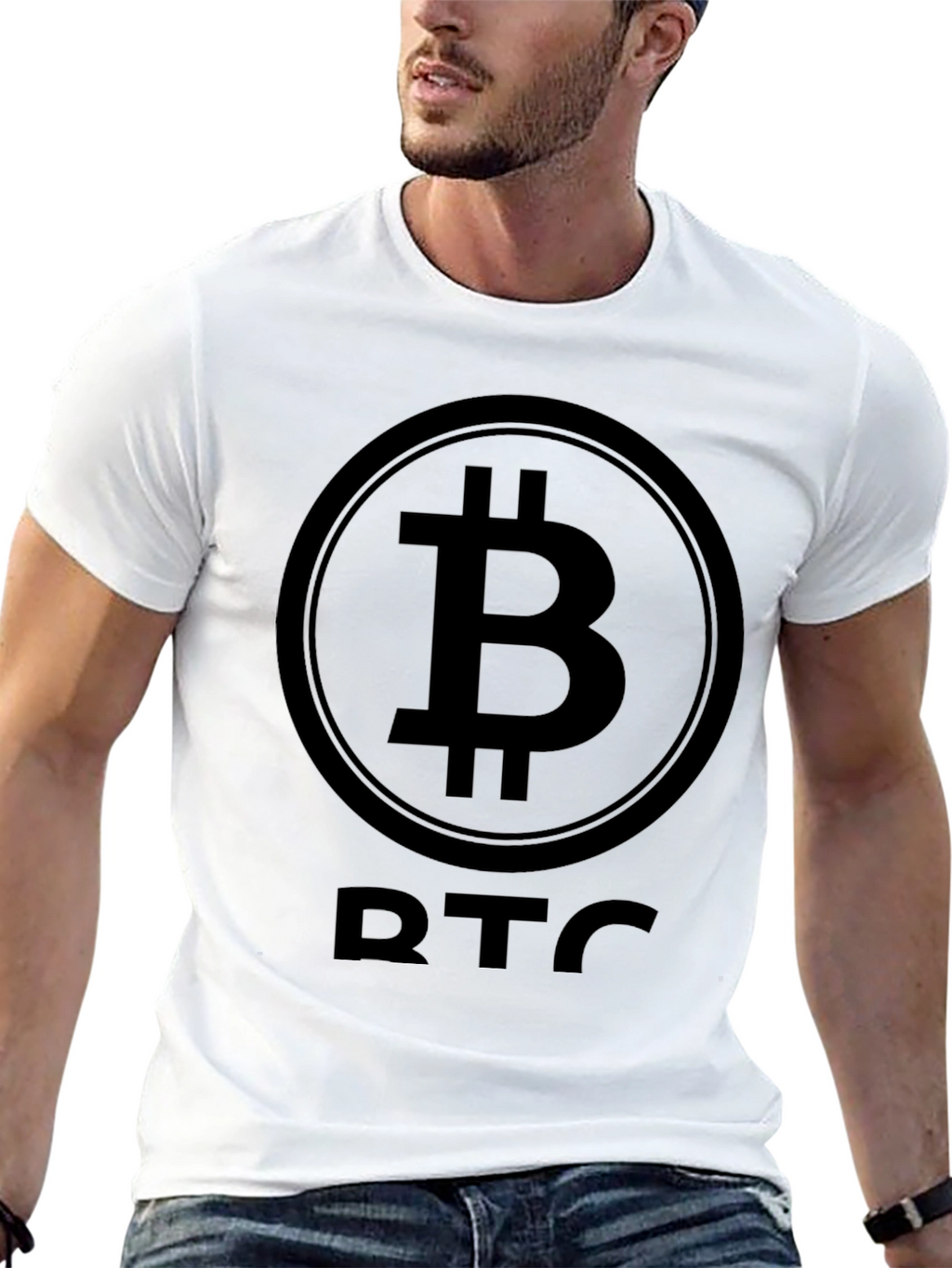 Bitcoin BTC Black T-Shirt - Crypto Currency Tee