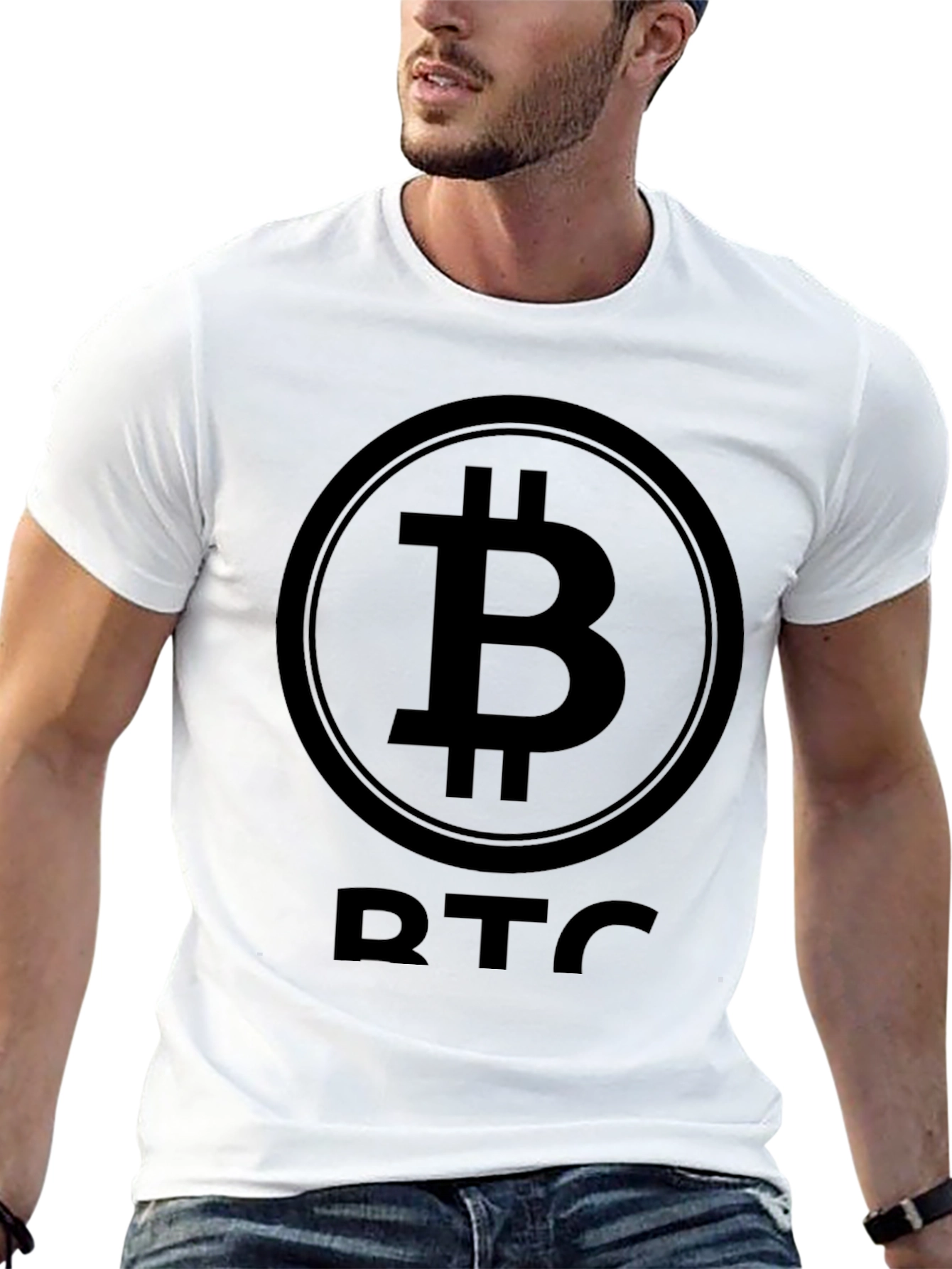 Bitcoin BTC Black T-Shirt - Crypto Currency Tee