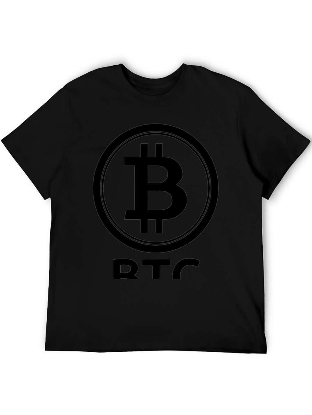 Bitcoin BTC Black T-Shirt - Crypto Currency Tee