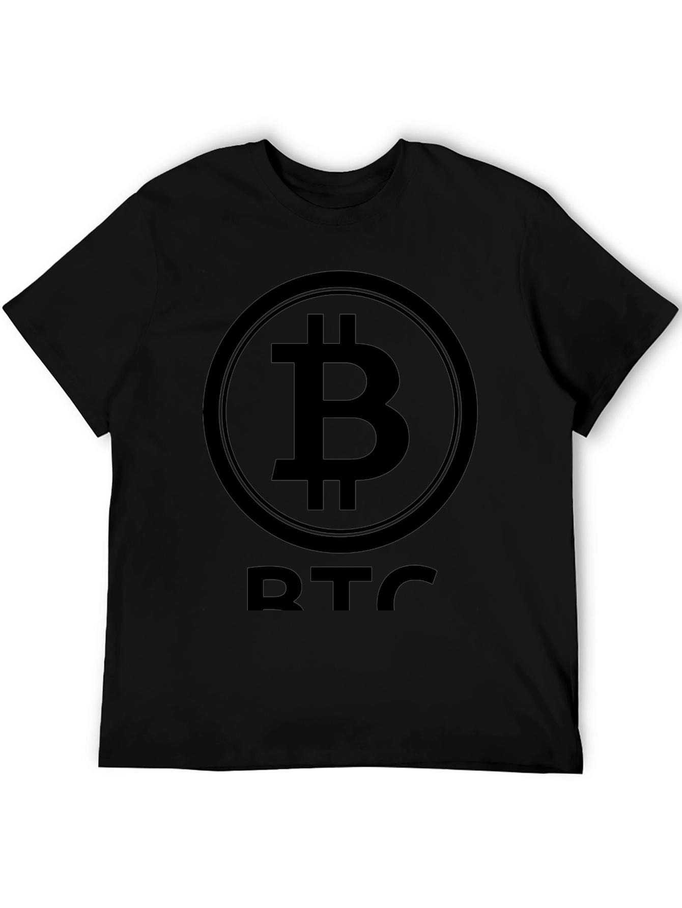 Bitcoin BTC Black T-Shirt - Crypto Currency Tee