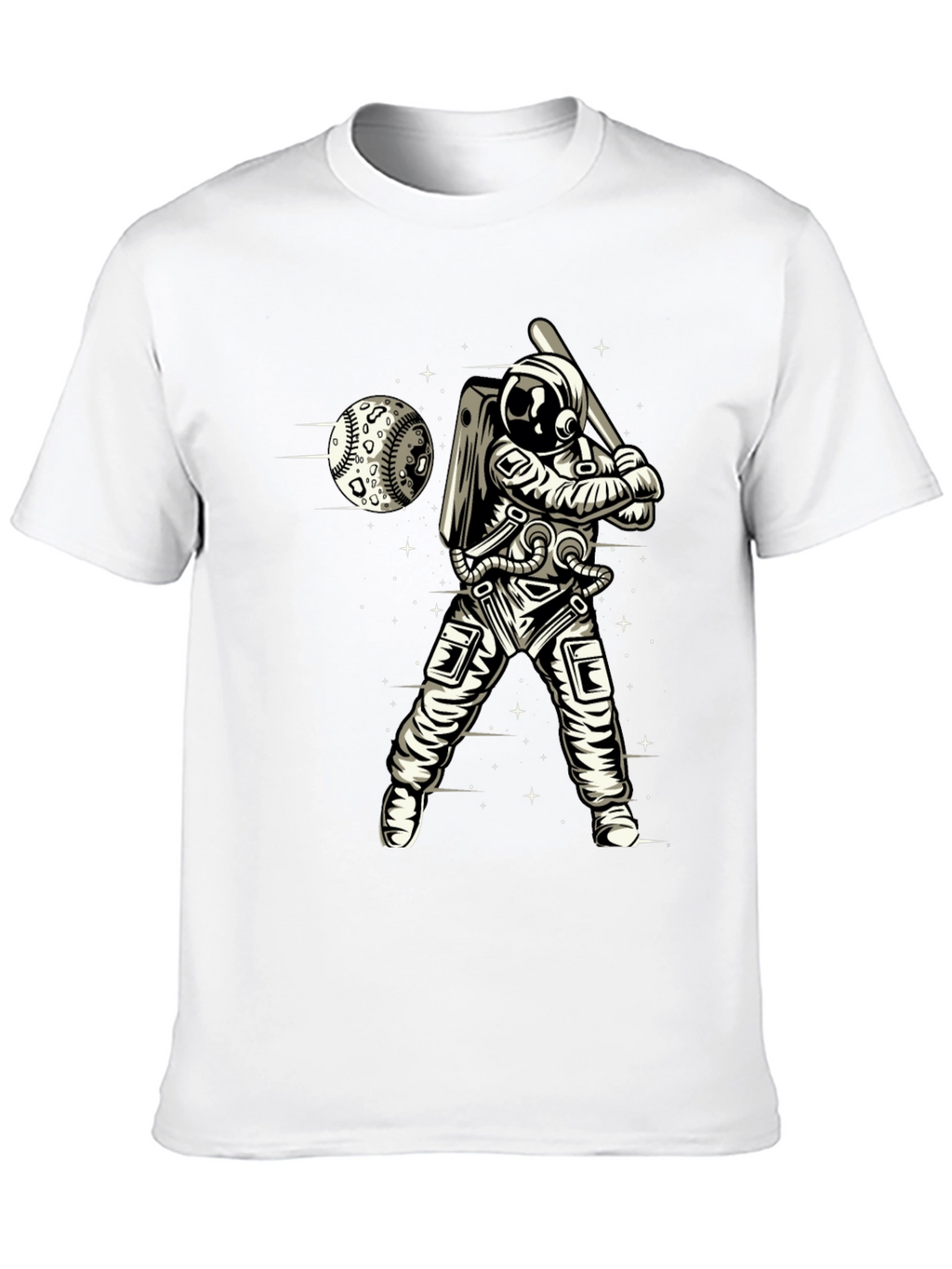 Astronaut Baseball Graphic T-Shirt