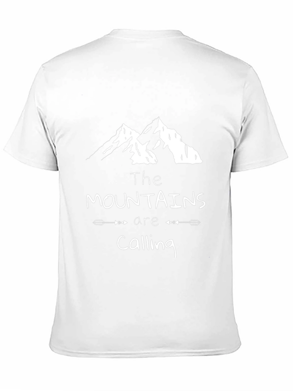 Mountains Are Calling Black Graphic Tee