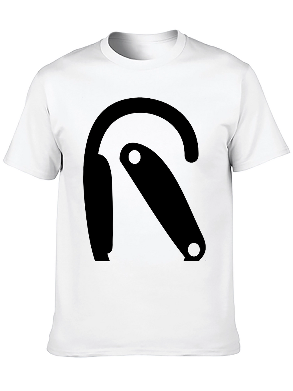 Modern Graphic Tee - Black R Design