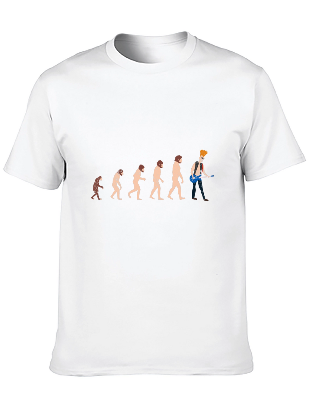 Evolution of Rock T-Shirt - Black