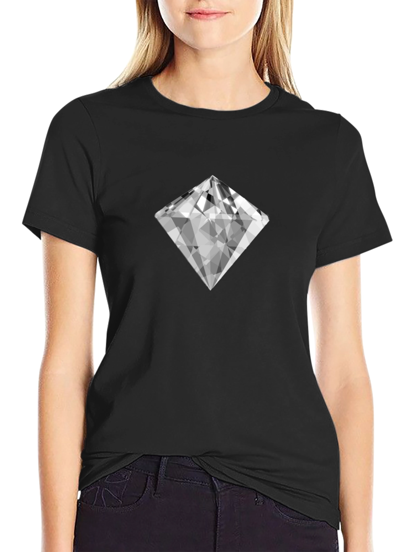 Diamond Graphic Tee - Modern Style