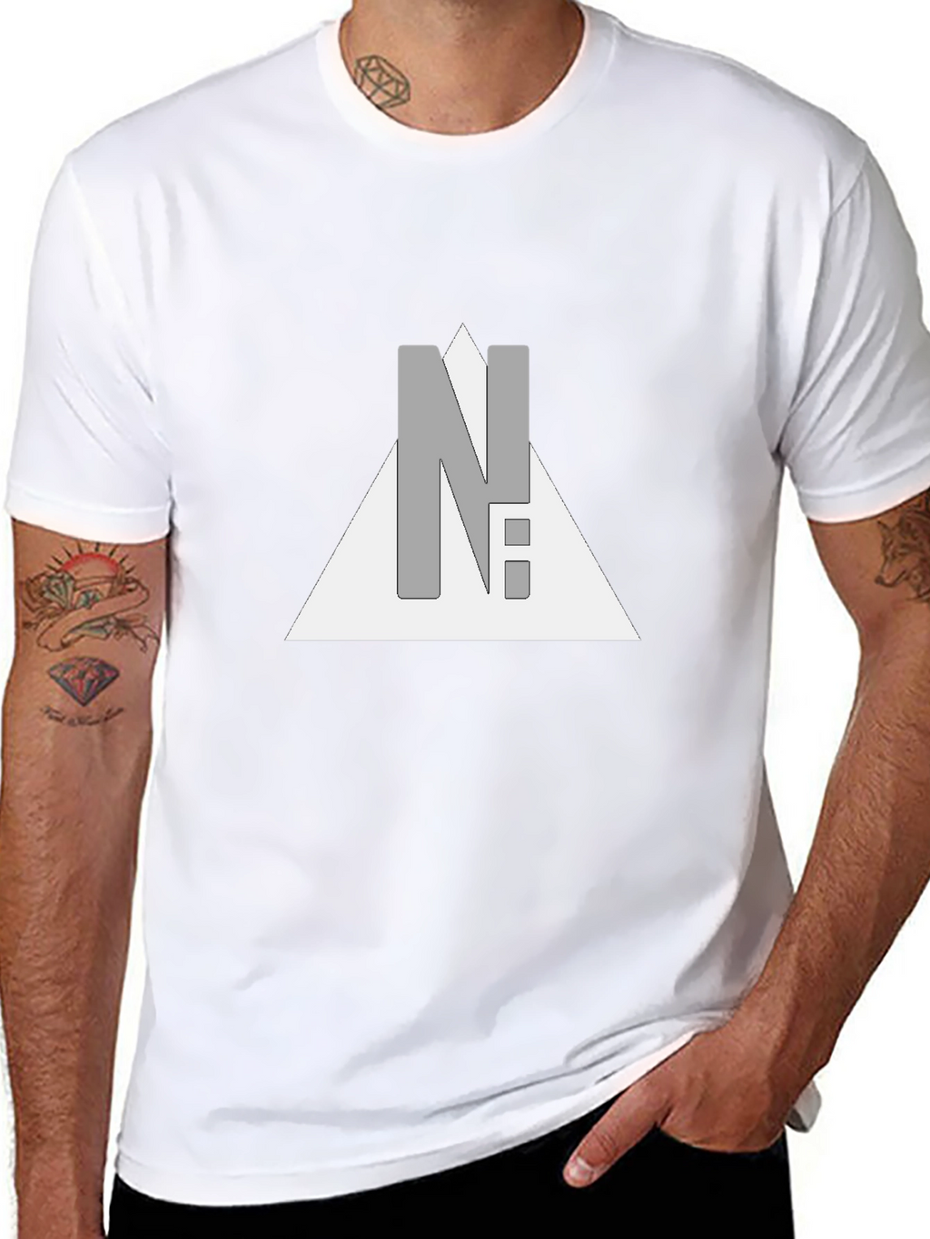 Modern Graphic Tee - Minimalist Design