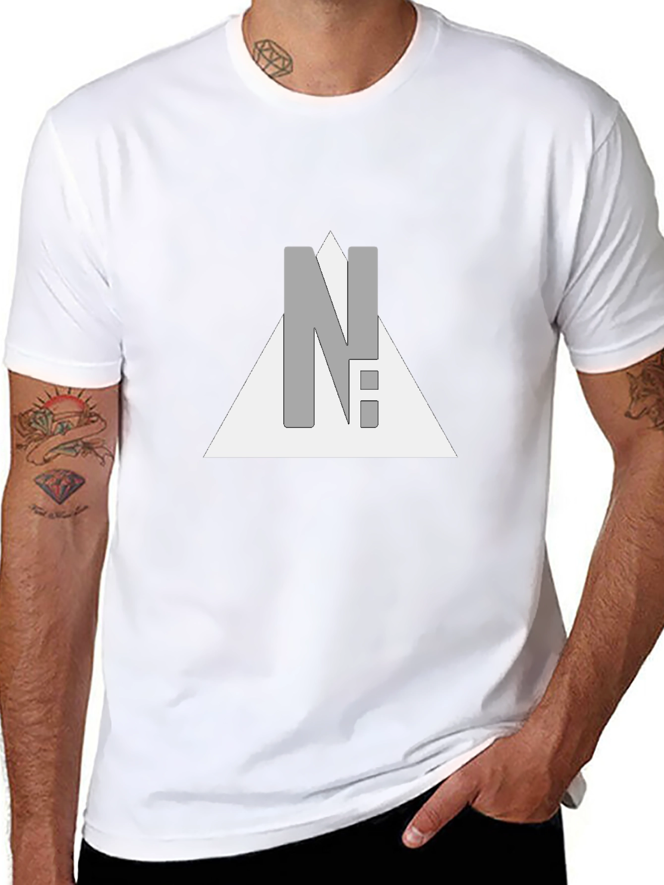 Modern Graphic Tee - Minimalist Design