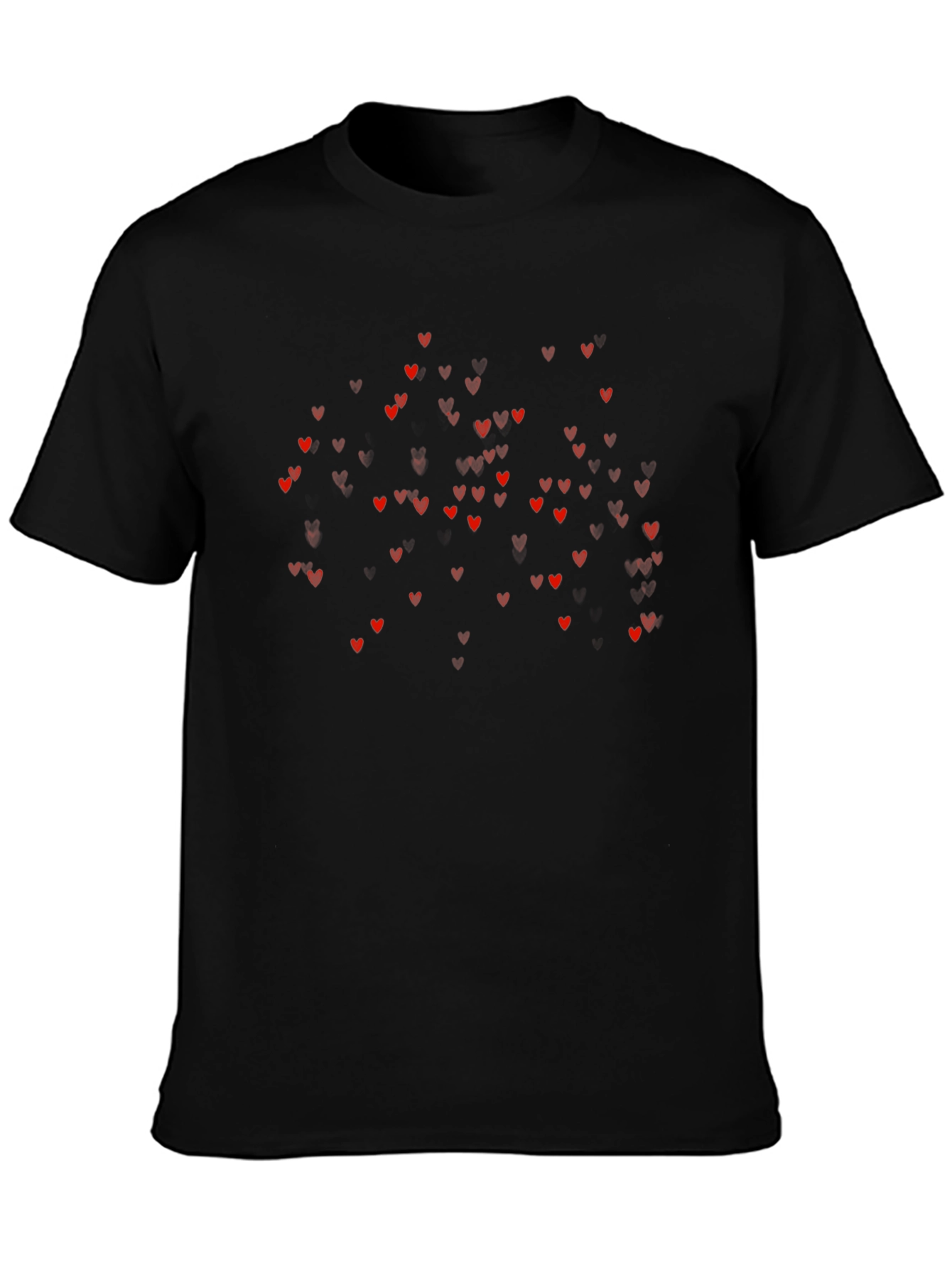 Heart Rain Black T-Shirt