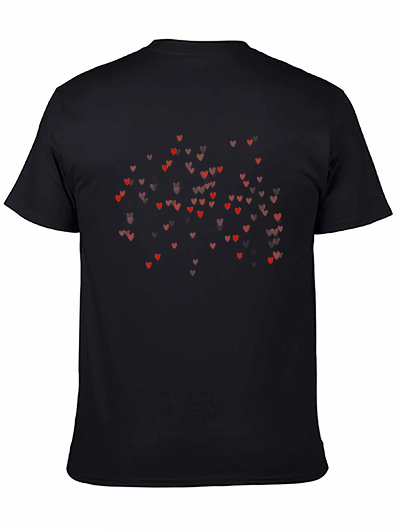 Heart Rain Black T-Shirt
