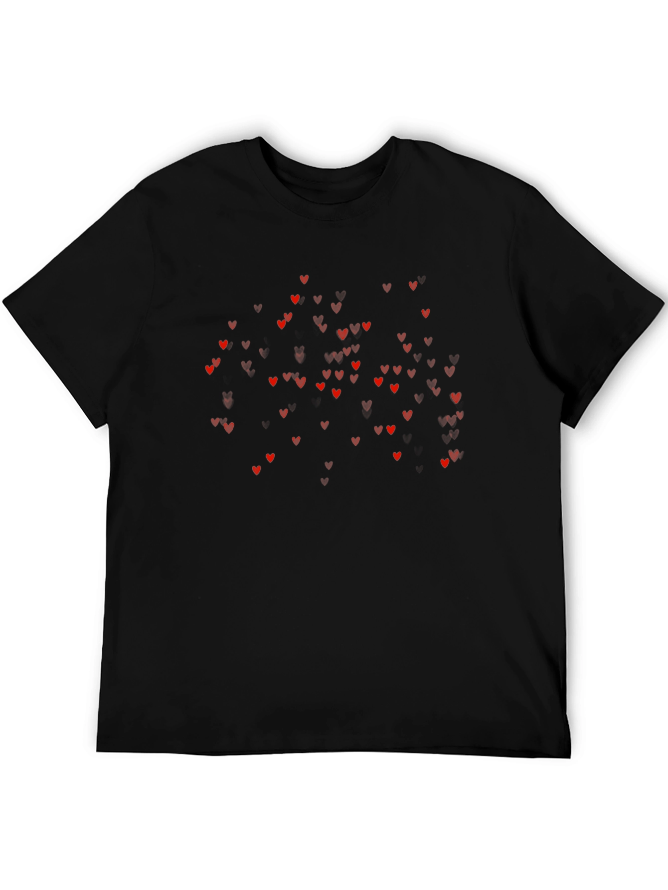 Heart Rain Black T-Shirt