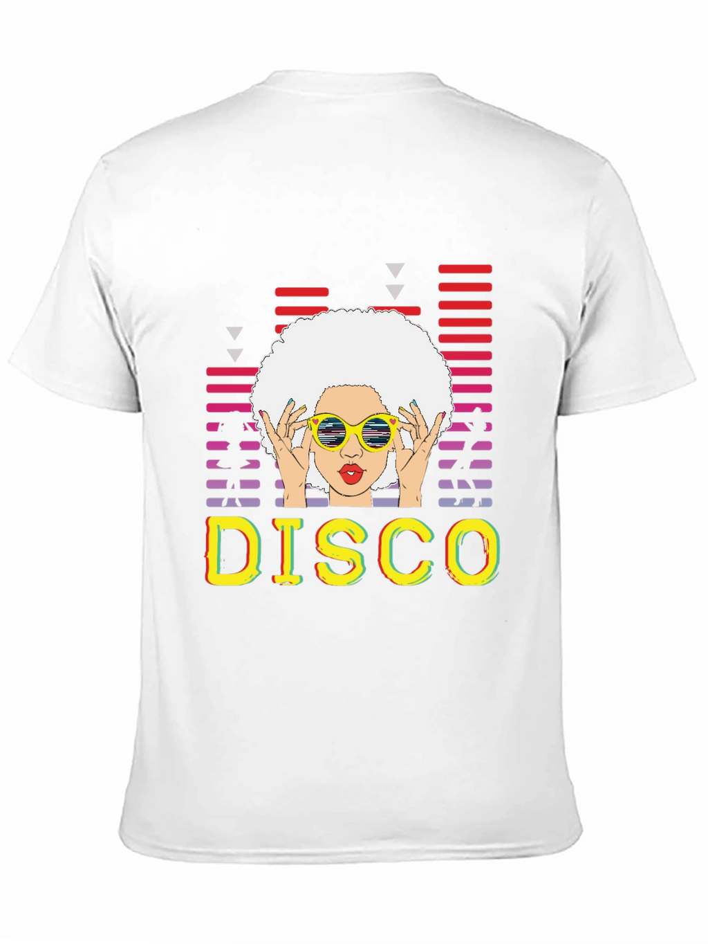 Retro Disco T-Shirt - Afro Hairstyle Graphic Tee