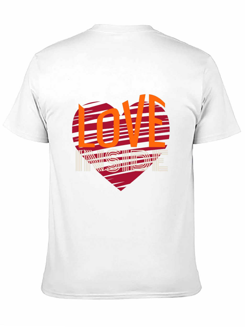 Love Inside Graphic Tee - Trendy Heart Design