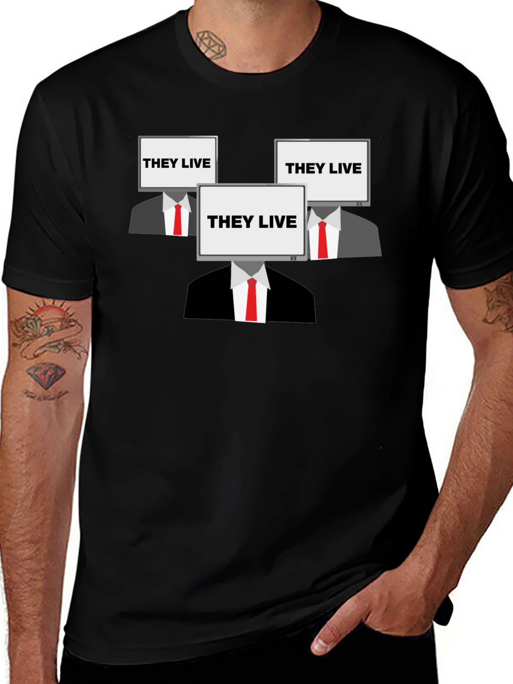 They Live Graphic Tee - Conspiracy T-Shirt