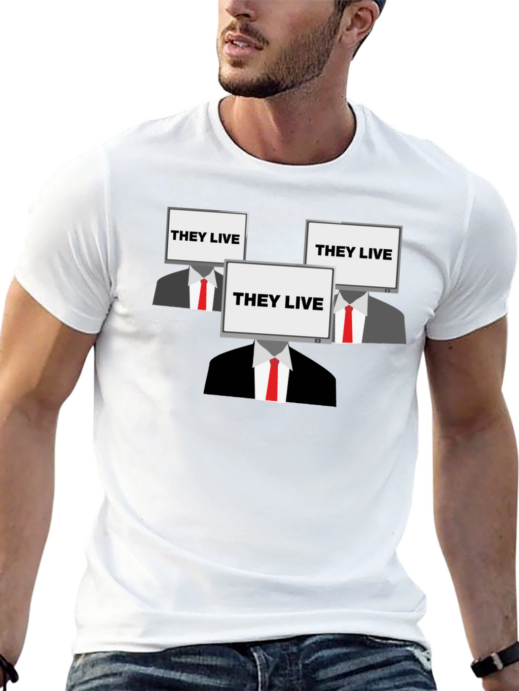 They Live Graphic Tee - Conspiracy T-Shirt