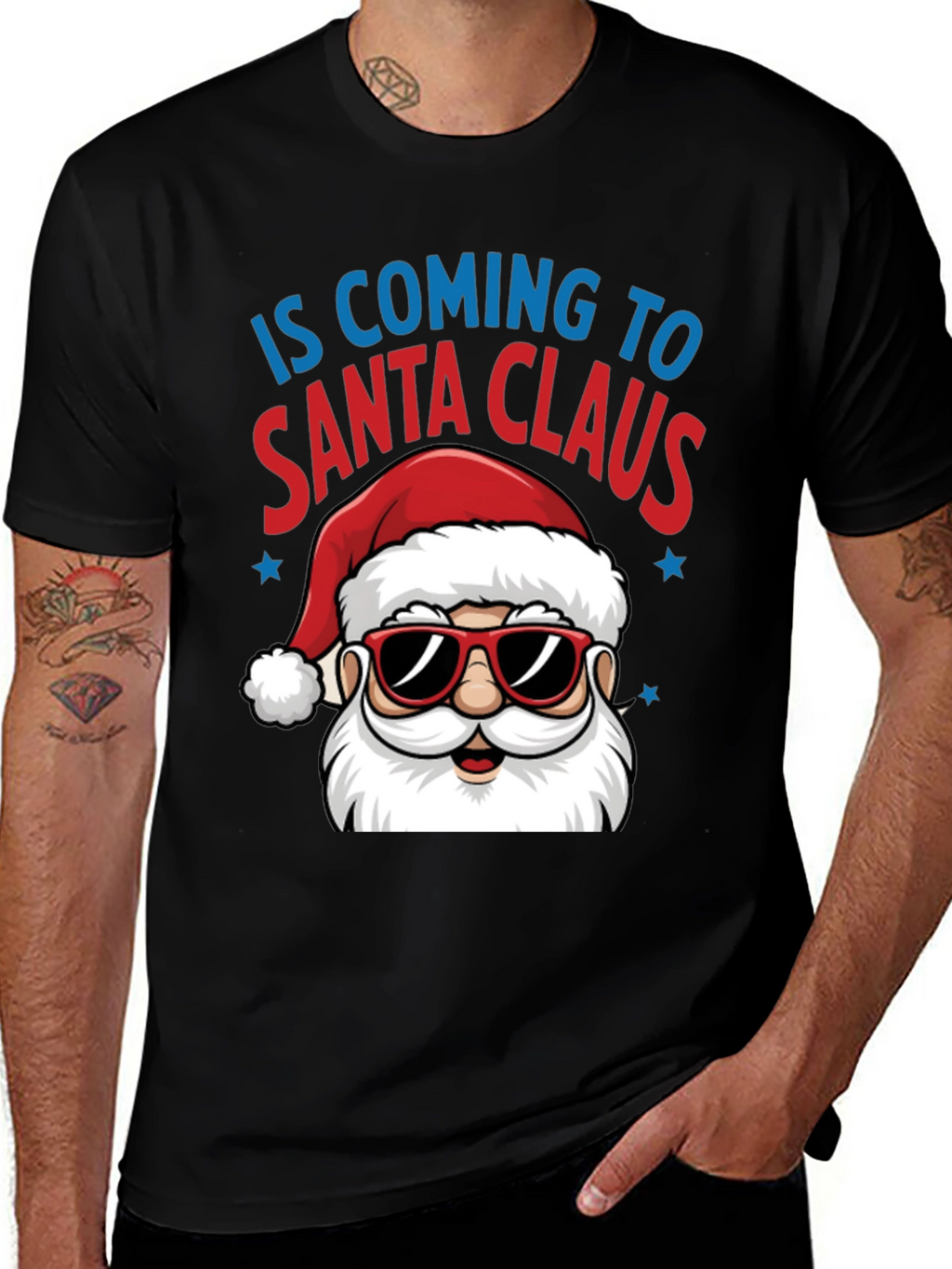 Santa Claus is Coming T-Shirt - Holiday Tee