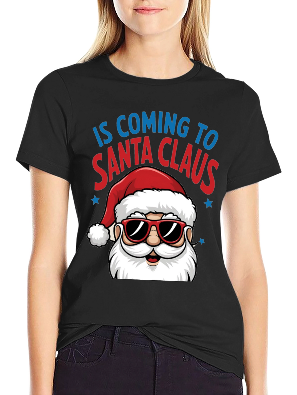 Santa Claus is Coming T-Shirt - Holiday Tee