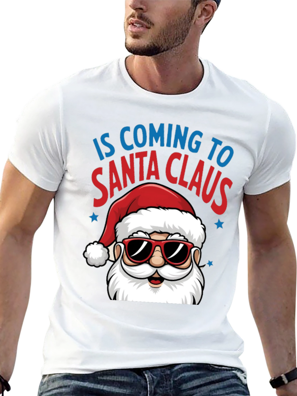 Santa Claus is Coming T-Shirt - Holiday Tee