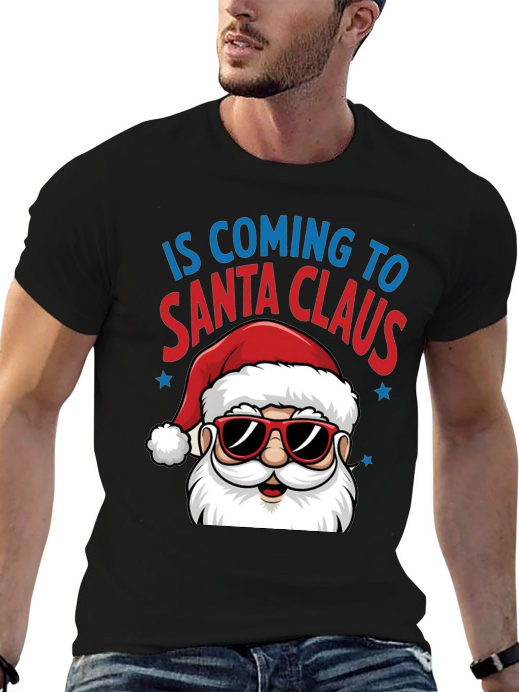 Santa Claus is Coming T-Shirt - Holiday Tee