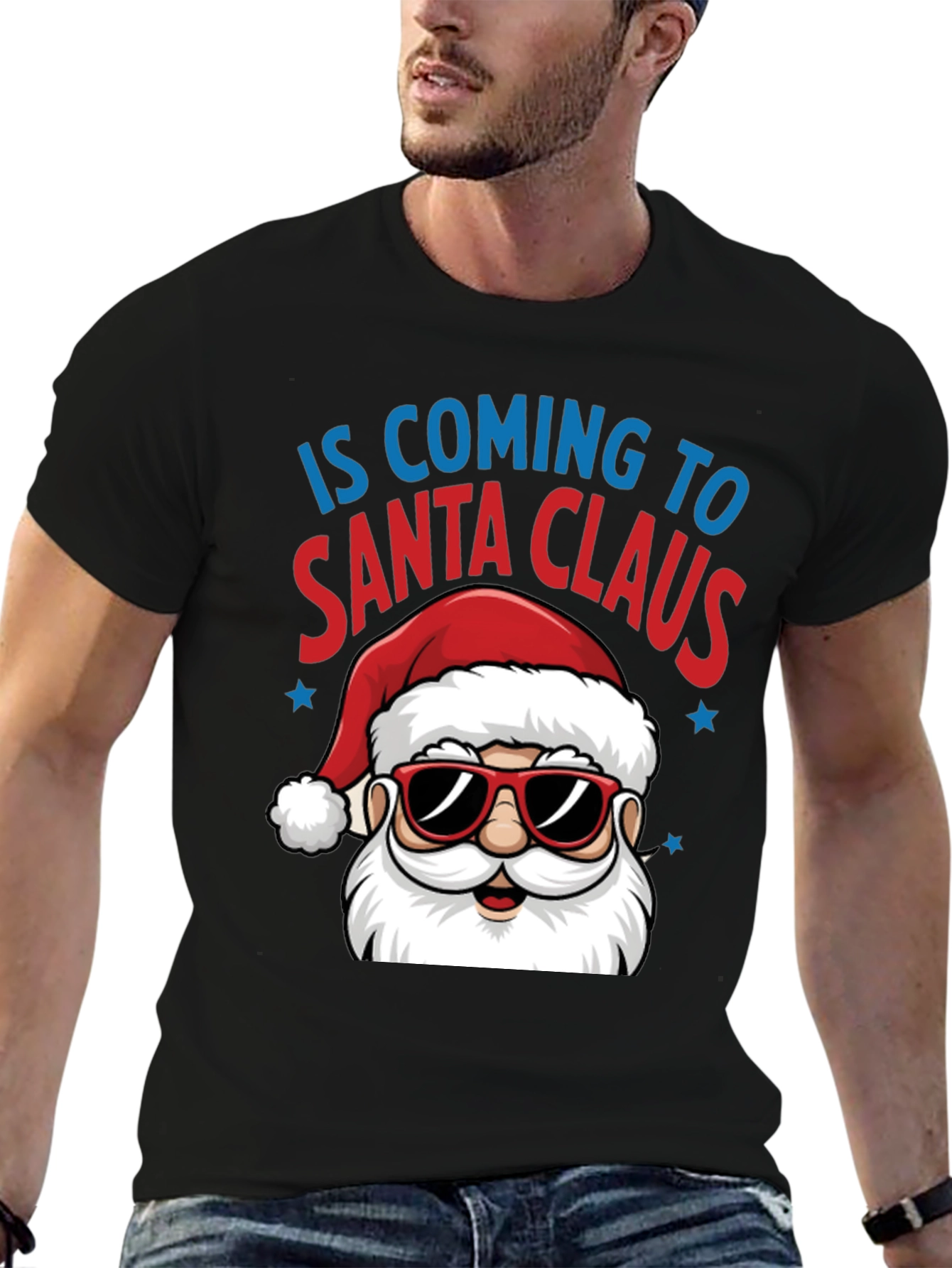 Santa Claus is Coming T-Shirt - Holiday Tee